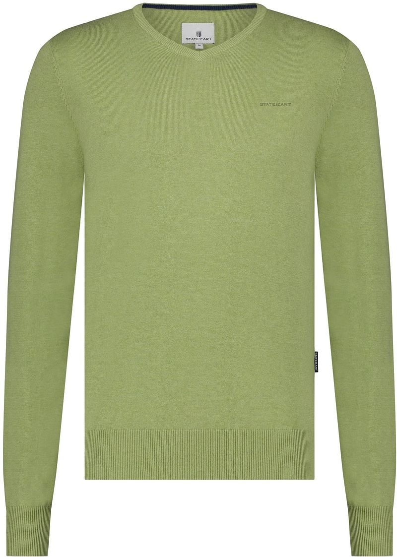 State of Art Trui V-Hals Groen