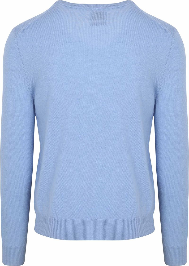 Gant Pullover V-Ausschnitt Wool Blend Hellblau - Größe M günstig online kaufen