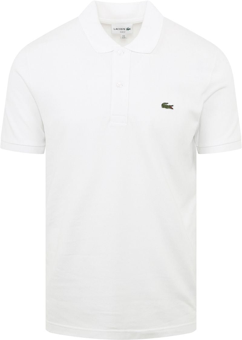 Lacoste Poloshirt Pique Weiß - Größe L günstig online kaufen