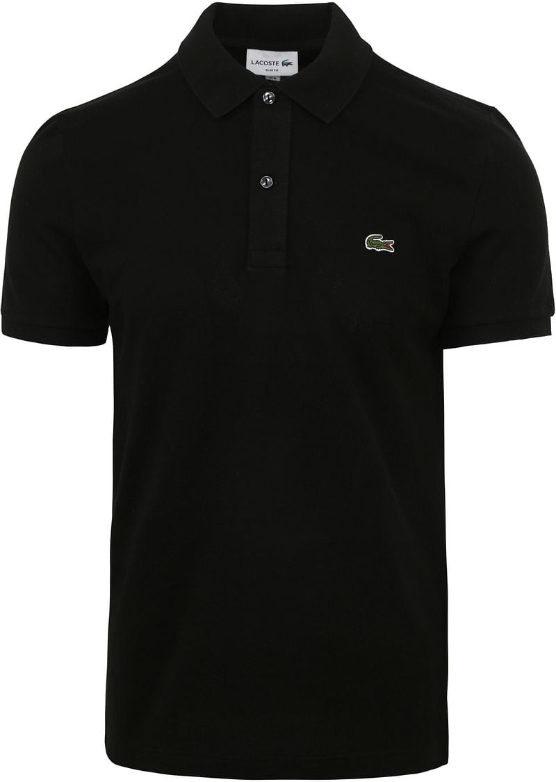 Lacoste Poloshirt Pique Zwart