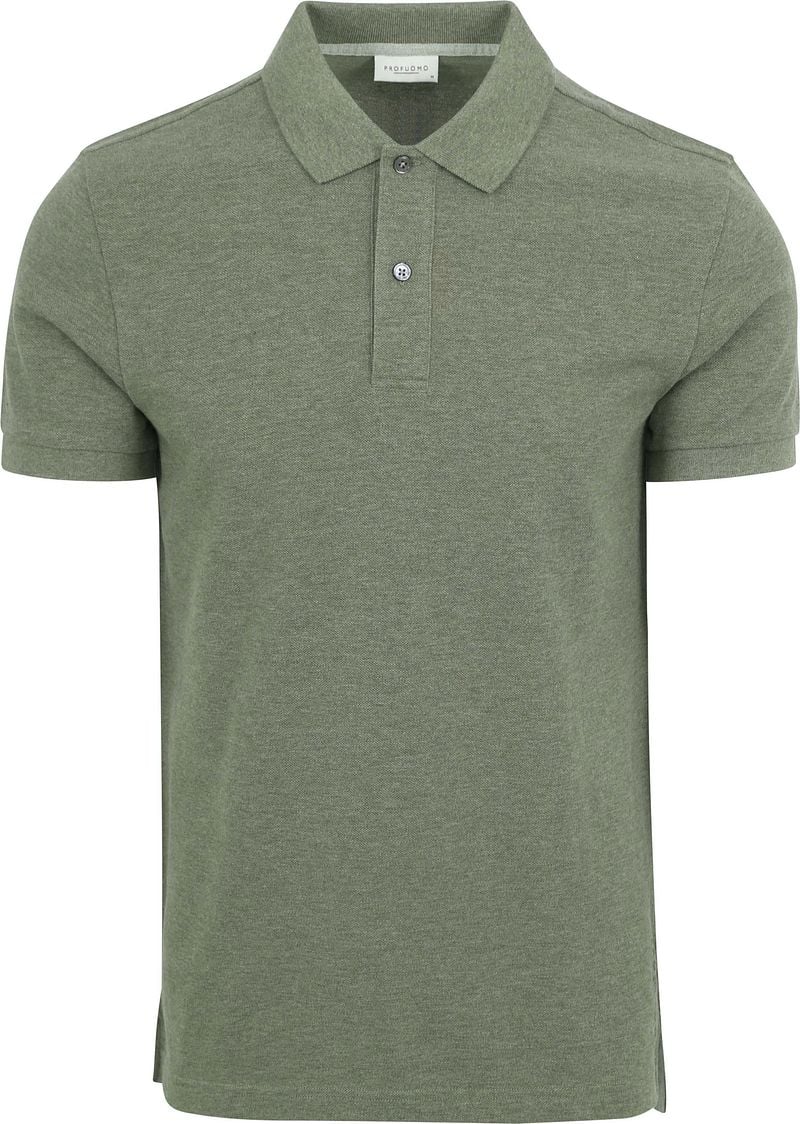 Profuomo Piqué Poloshirt Grün - Größe XL günstig online kaufen