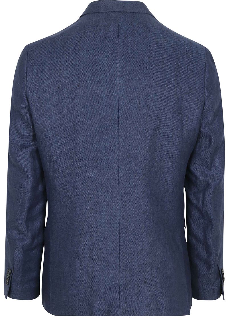 Suitable Blazer Linnen Panama Navy