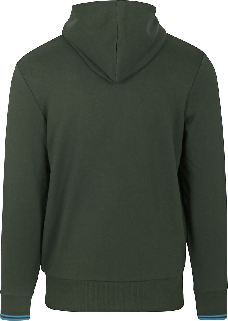 Fred Perry Hoodie Logo Night Green - Größe XL günstig online kaufen