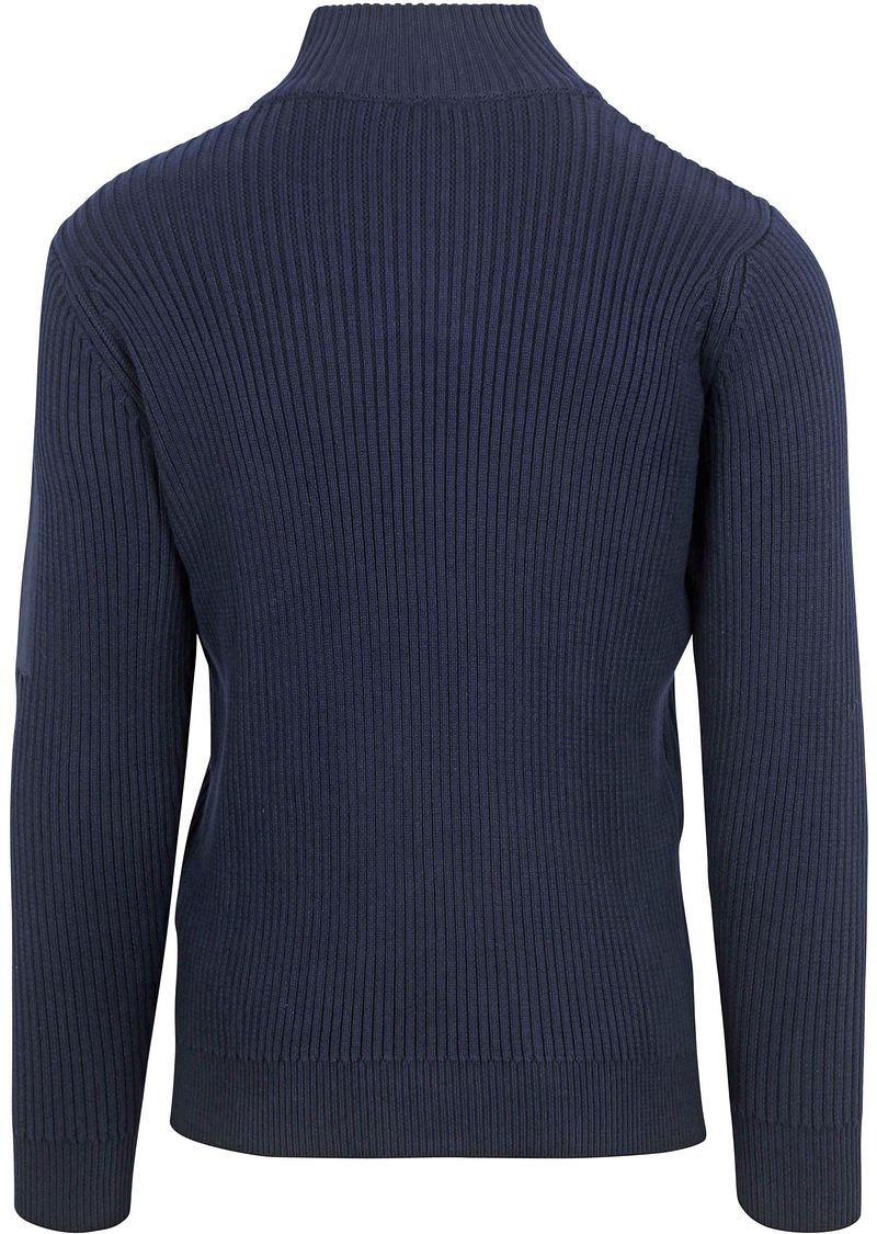 Suitable Mou Half Zip Trui Navy