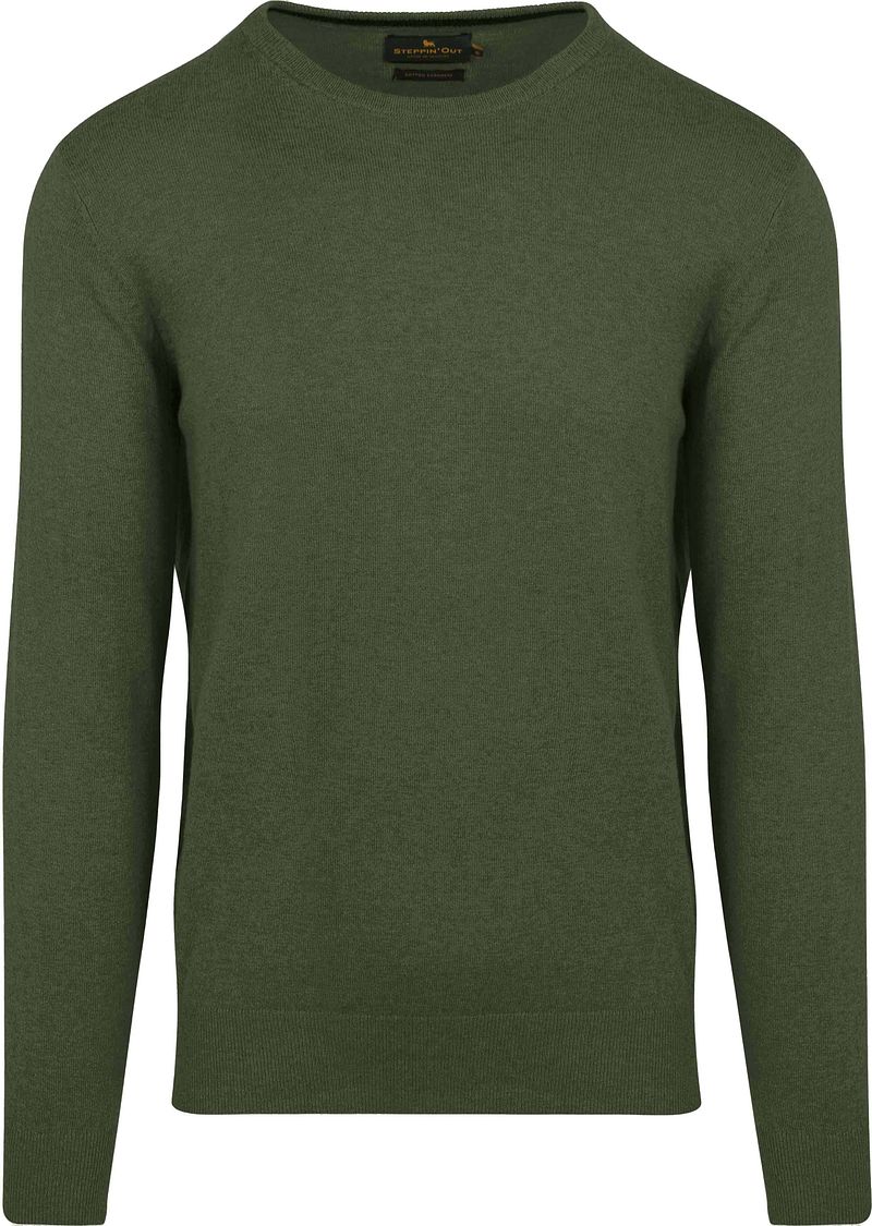 Steppin' Out Pullover Cotton Cashmere Olivgrün - Größe XL günstig online kaufen