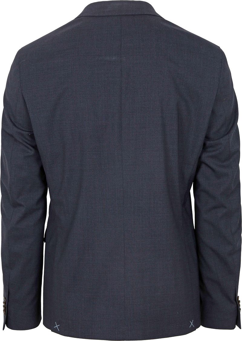 Suitable Strato Pied De Poule Kostuum Wol Navy