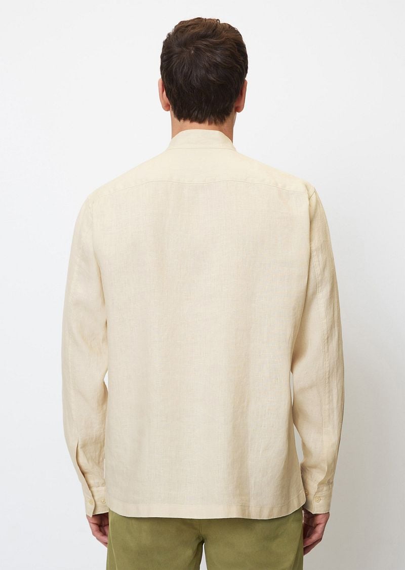 Marc O'Polo Hemd Leinen Beige - Größe XXL günstig online kaufen