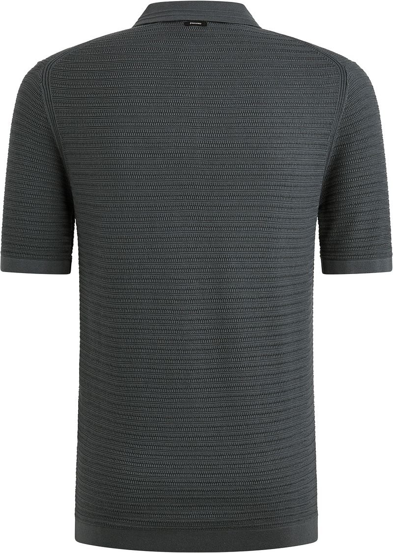 Vanguard Poloshirt Structuur Dark Slate