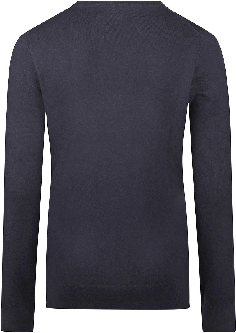 Steppin' Out Damestrui Cotton Cashmere V-hals Navy