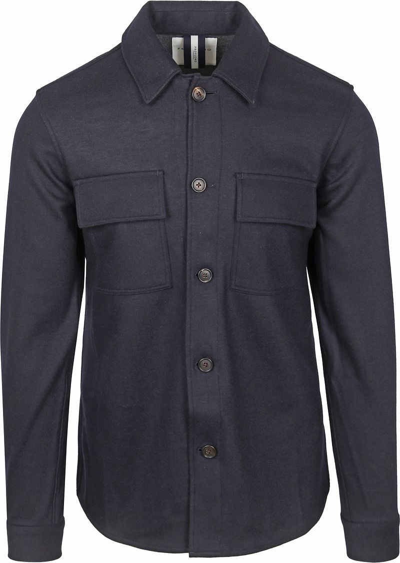 Profuomo Stijlvolle Overshirt voor Moderne Garderobe Blue Heren