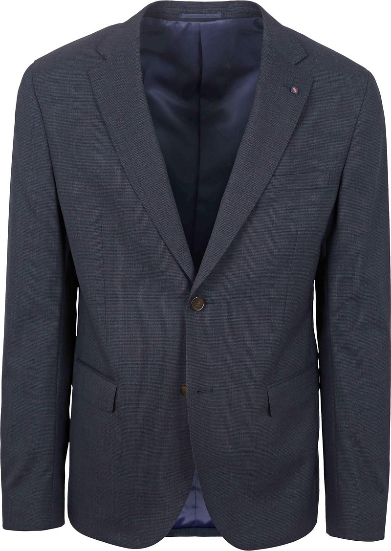 Suitable Strato Pied De Poule Suit Wool Navy - Größe 50 günstig online kaufen