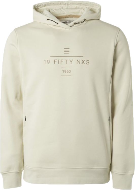 No-Excess Sweat à Capuche Fifty Logo Ecru Beige Blanc cassé taille L