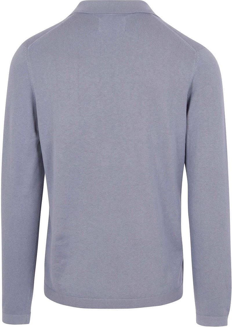 Marc O'Polo Longsleeve Poloshirt Riva Hellblau - Größe XXL günstig online kaufen