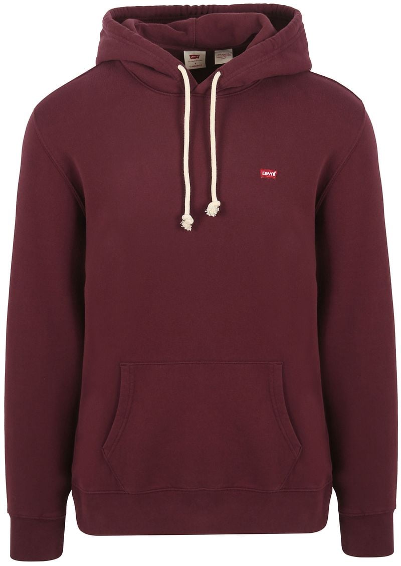 Levi's Original Hoodie Bordeaux - Größe XL günstig online kaufen