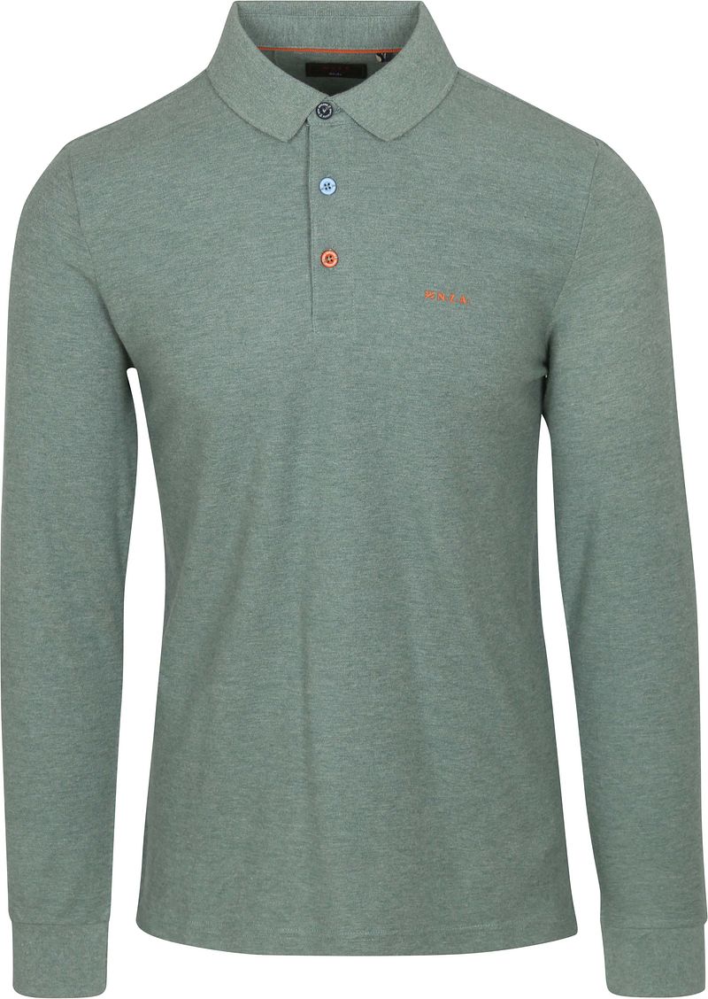 new zealand auckland NZA Longsleeve Polo Isaac Piqué Groen