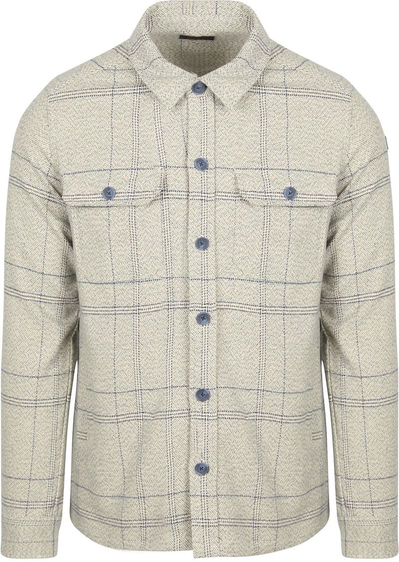 New zealand auckland NZA Overshirt Atlas Tenax Check Blauw