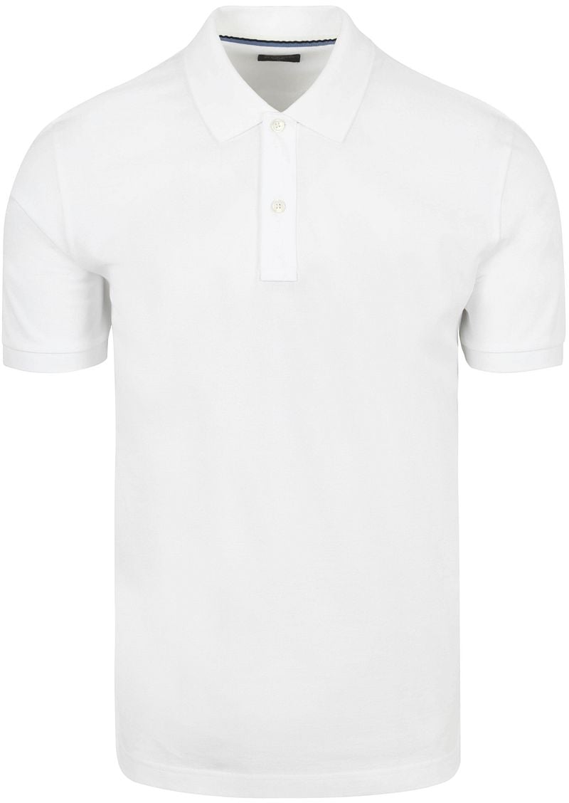 Olymp T-shirt Poloshirt Piqué Wit