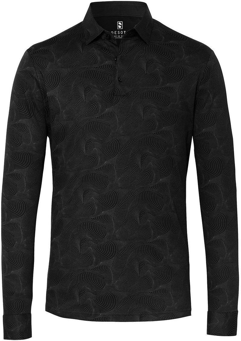 Desoto Chemise Design Noir taille S