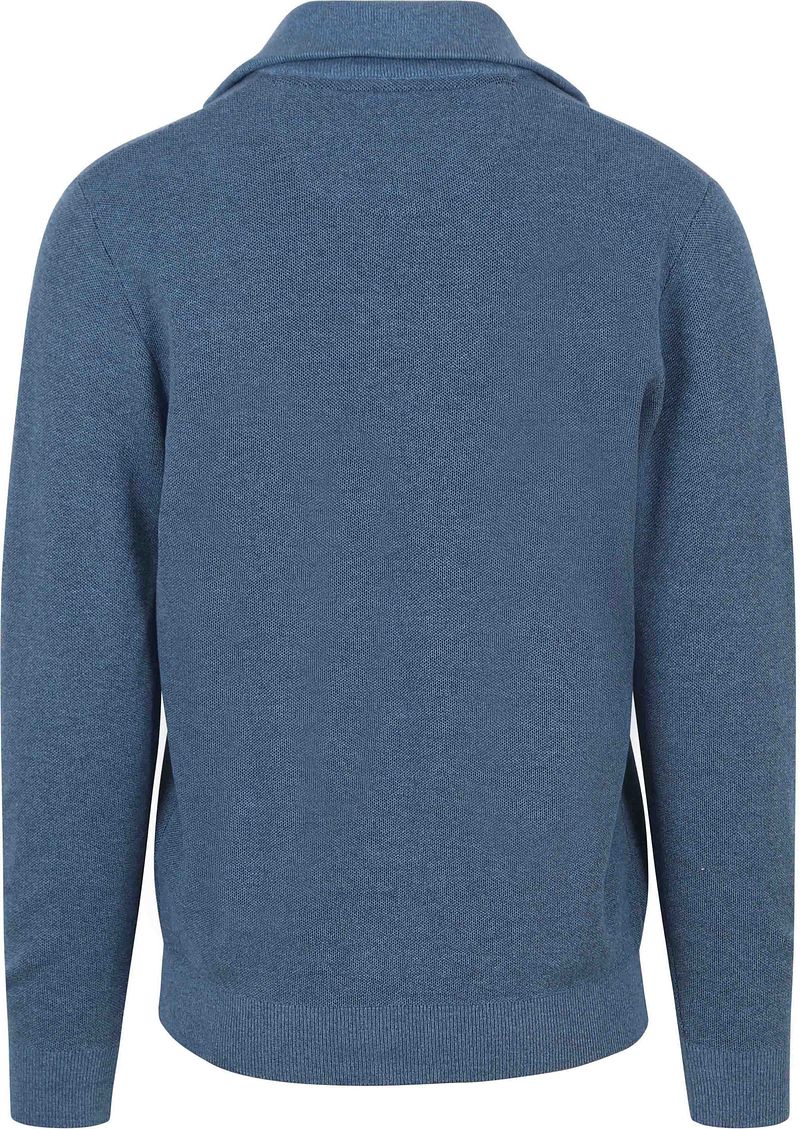 Casa Moda Halfzip Pullover Blau - Größe L günstig online kaufen