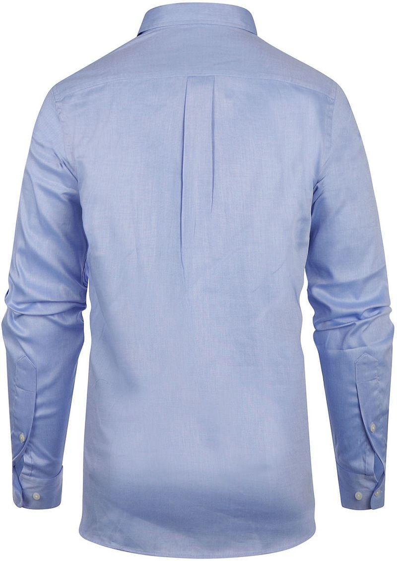 Steppin' Out Overhemd Regular-fit Dobby Lichtblauw Regular-fit