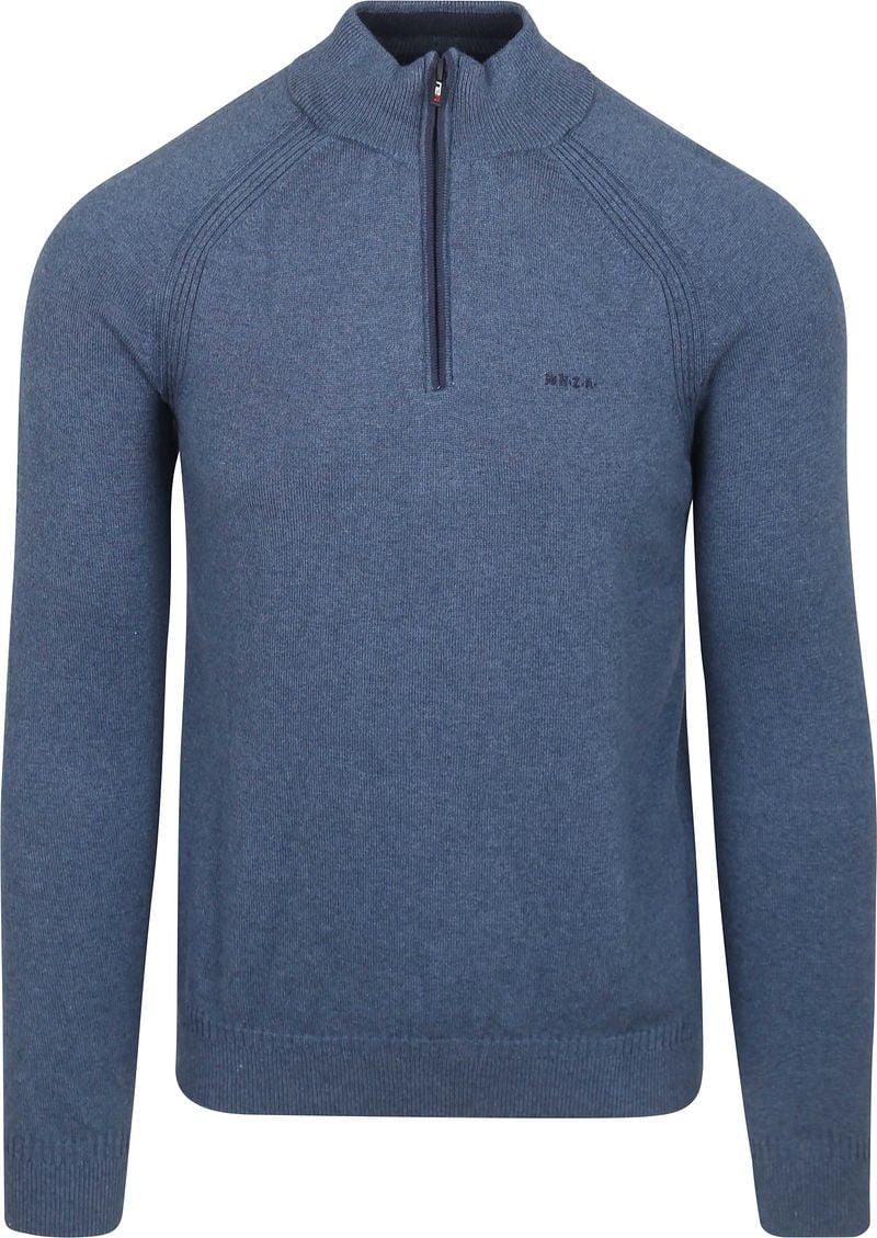 NZA Half Zip Pullover Clive Blau - Größe XL günstig online kaufen