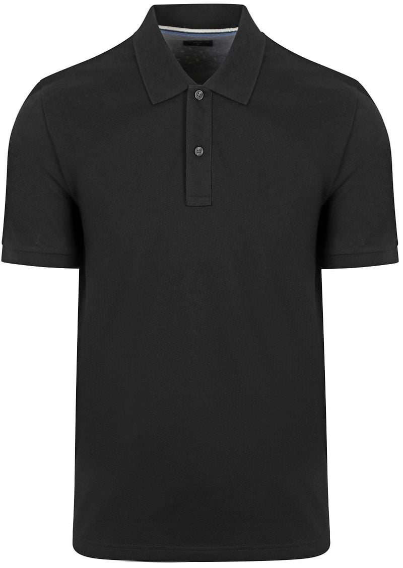 Olymp T-shirt Poloshirt Piqué Zwart