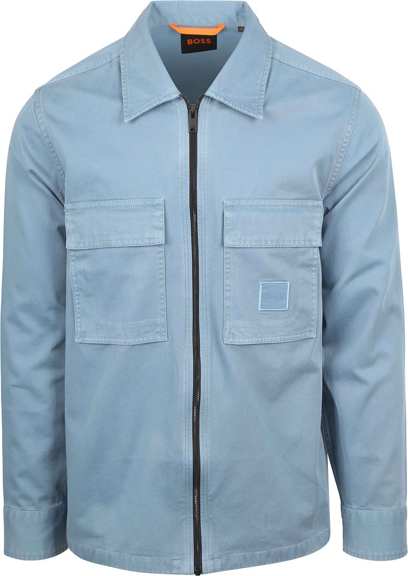 Boss Sweater Overshirt Lovel Blauw