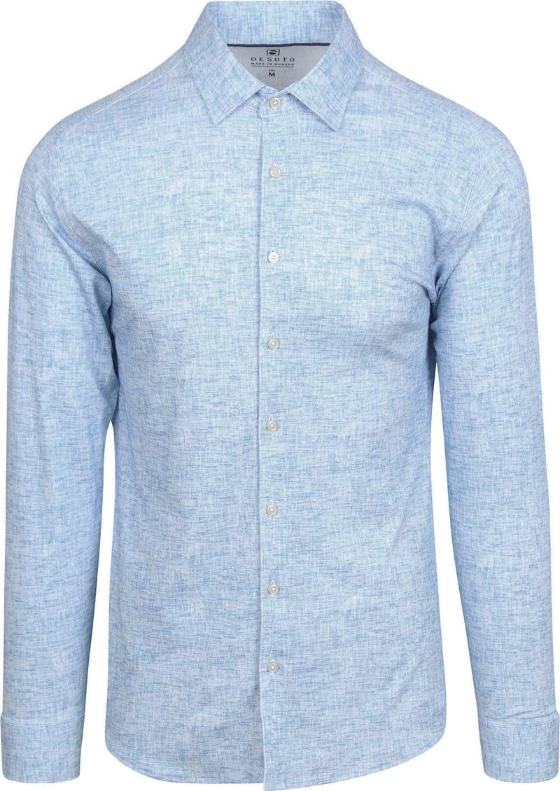 DESOTO Hemd Kent Monochrome Blau - Größe XL günstig online kaufen