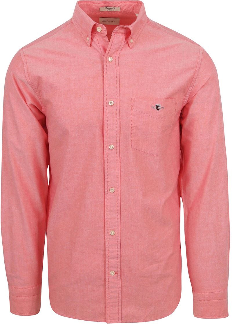 Gant Casual Overhemd Oxford Roze