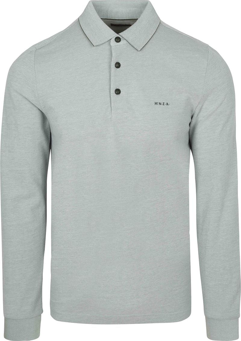 New zealand auckland NZA Longsleeve Polo Hamton Piqué Groen