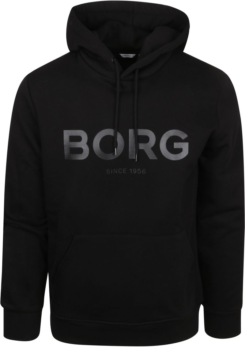 Hoodie Bjorn Borg Logo Zwart