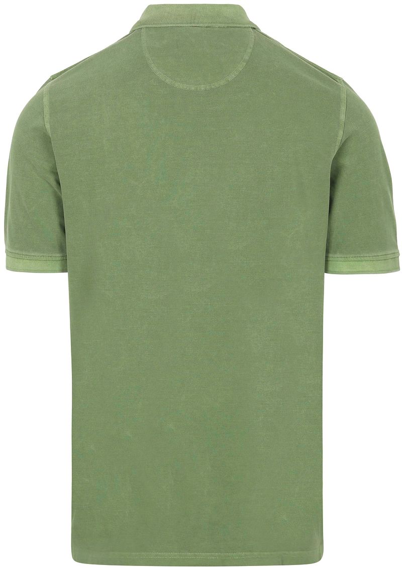 Casa Moda Polo Piqué Garment Dye Groen