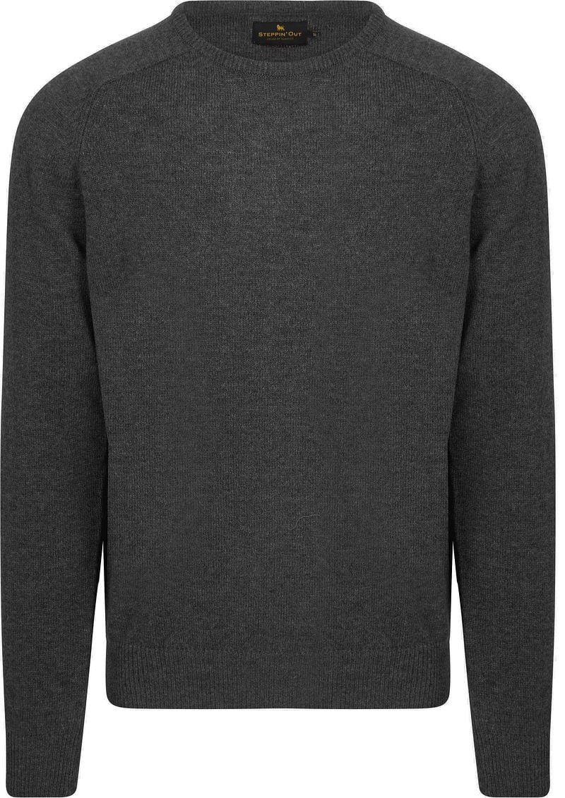 Steppin' Out Pullover Lammwolle Anthrazit - Größe XXL günstig online kaufen