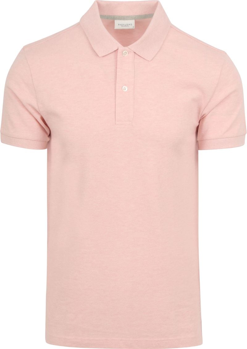 Profuomo Piqué Poloshirt Roze