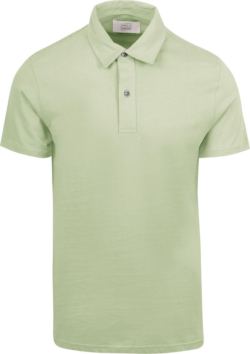 KING Essentials The James Poloshirt Sage Groen