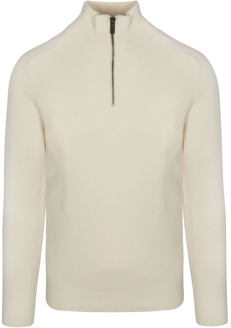 Blue Industry Half Zip Pullover Off White - Größe S günstig online kaufen