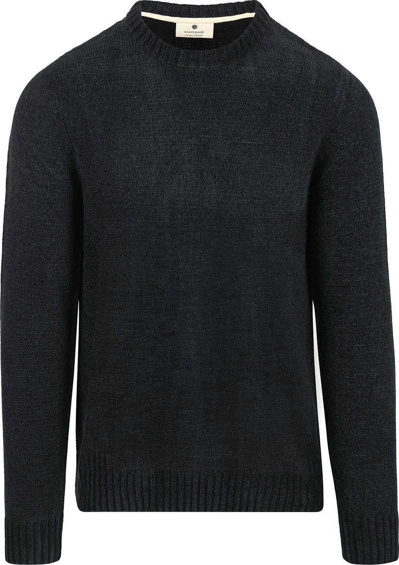ANERKJENDT Heren Truien & Vesten Aksune Chenille Knit Zwart