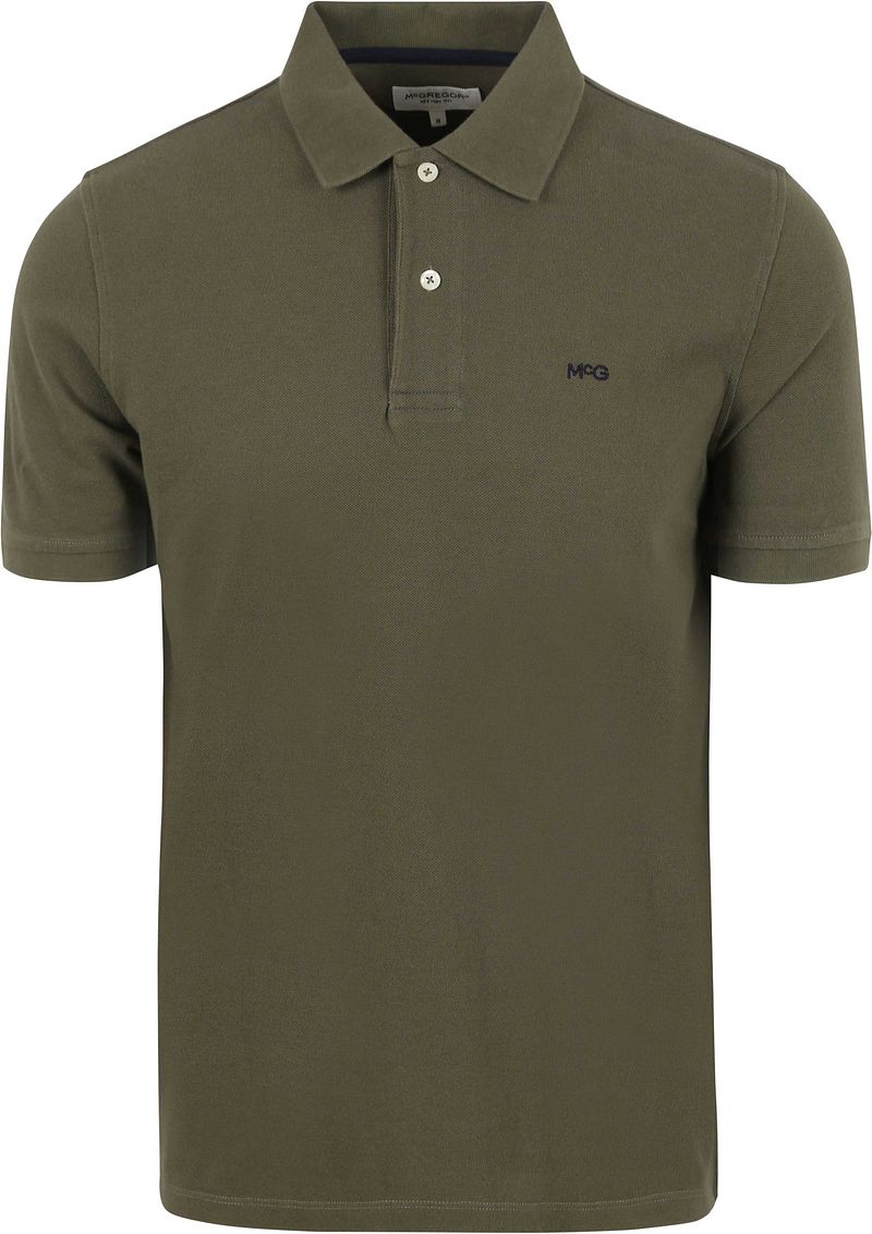 McGregor Classic Piqué Polo Olijfgroen