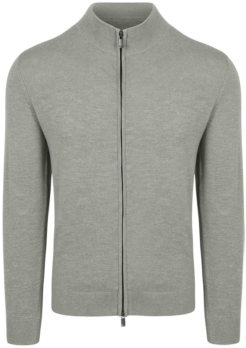 Suitable Vest Slub Yarn Lichtgroen