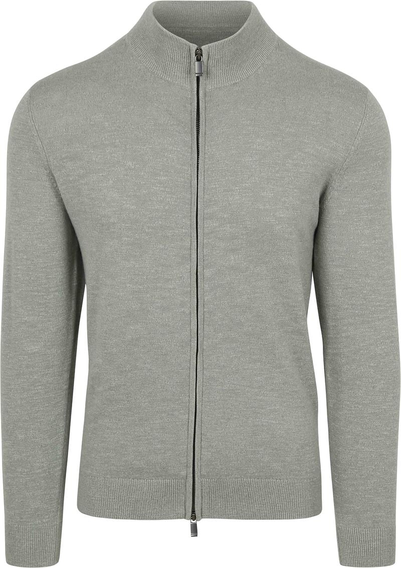 Suitable Vest Slub Yarn Lichtgroen