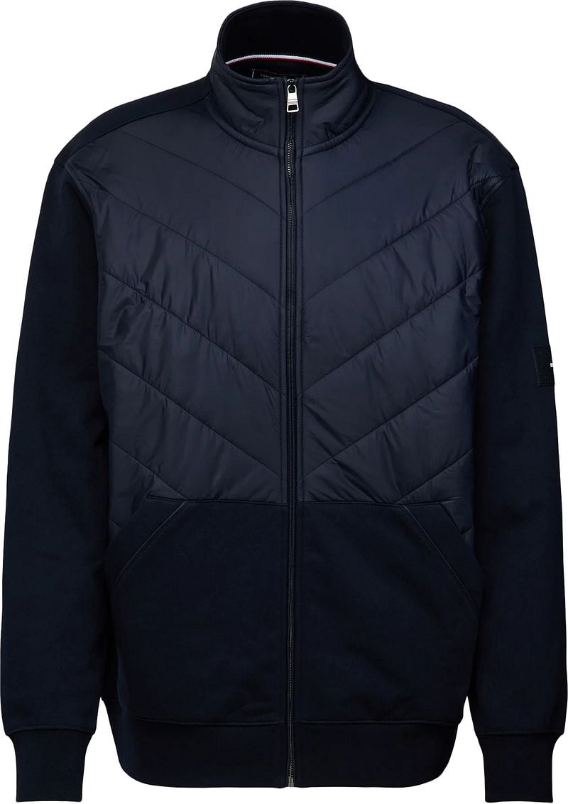 Tommy Hilfiger Chevron Jas Big And Tall Donkerblauw