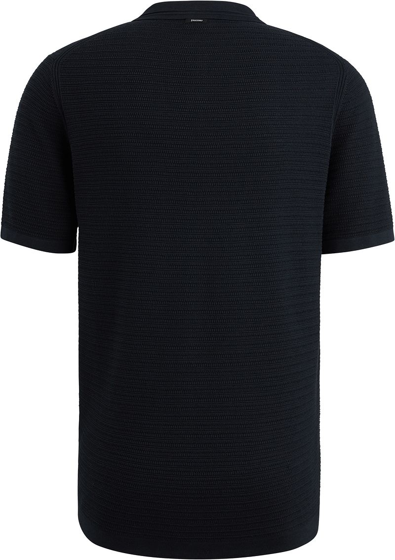 Vanguard Poloshirt Structuur Navy