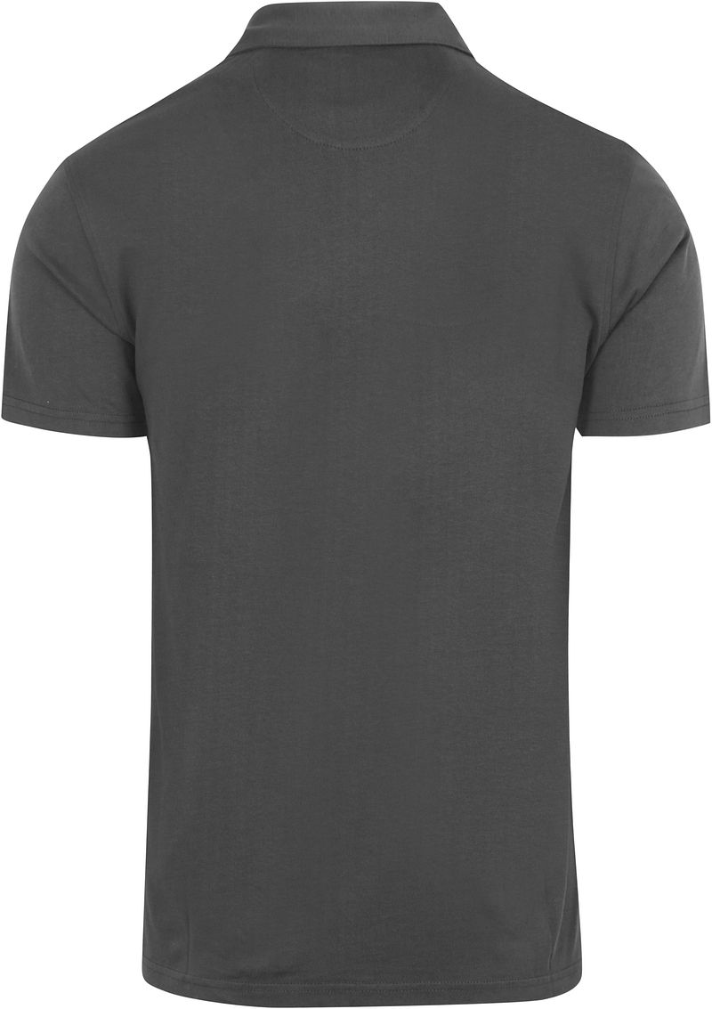 KING Essentials The James Poloshirt Antraciet