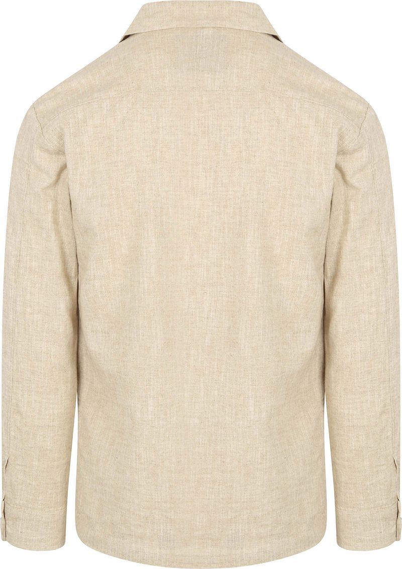 Profuomo Overshirt Linnen Blend Beige