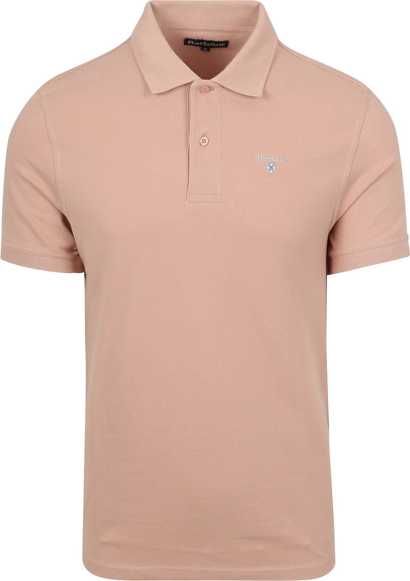 Barbour Pique Polo Lichtroze