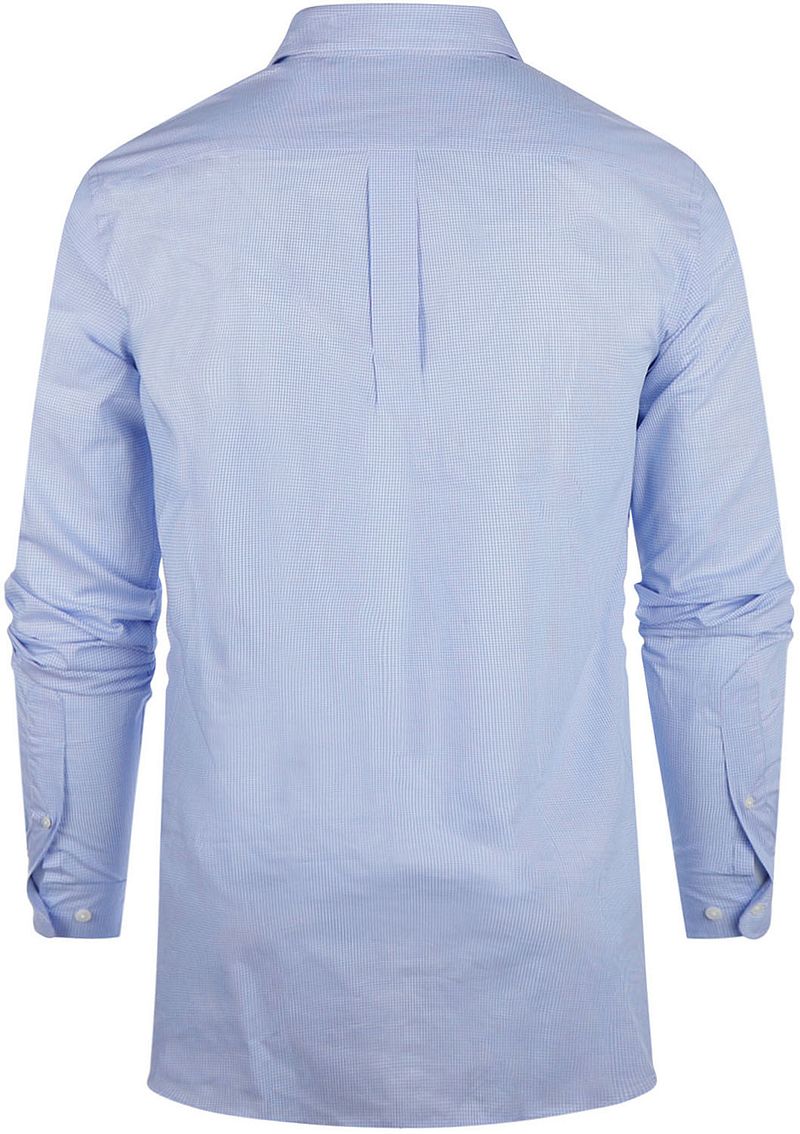 Steppin' Out Hemd Extra Long Sleeves Karos Hellblau - Größe XL günstig online kaufen