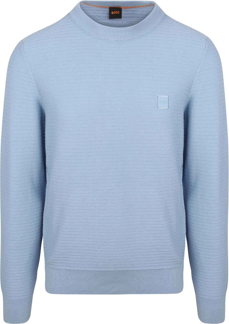 BOSS Pull Anion Blau - Größe L günstig online kaufen