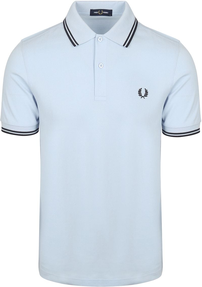 Fred Perry Polo Twin Tipped M3600 Blauw Y69