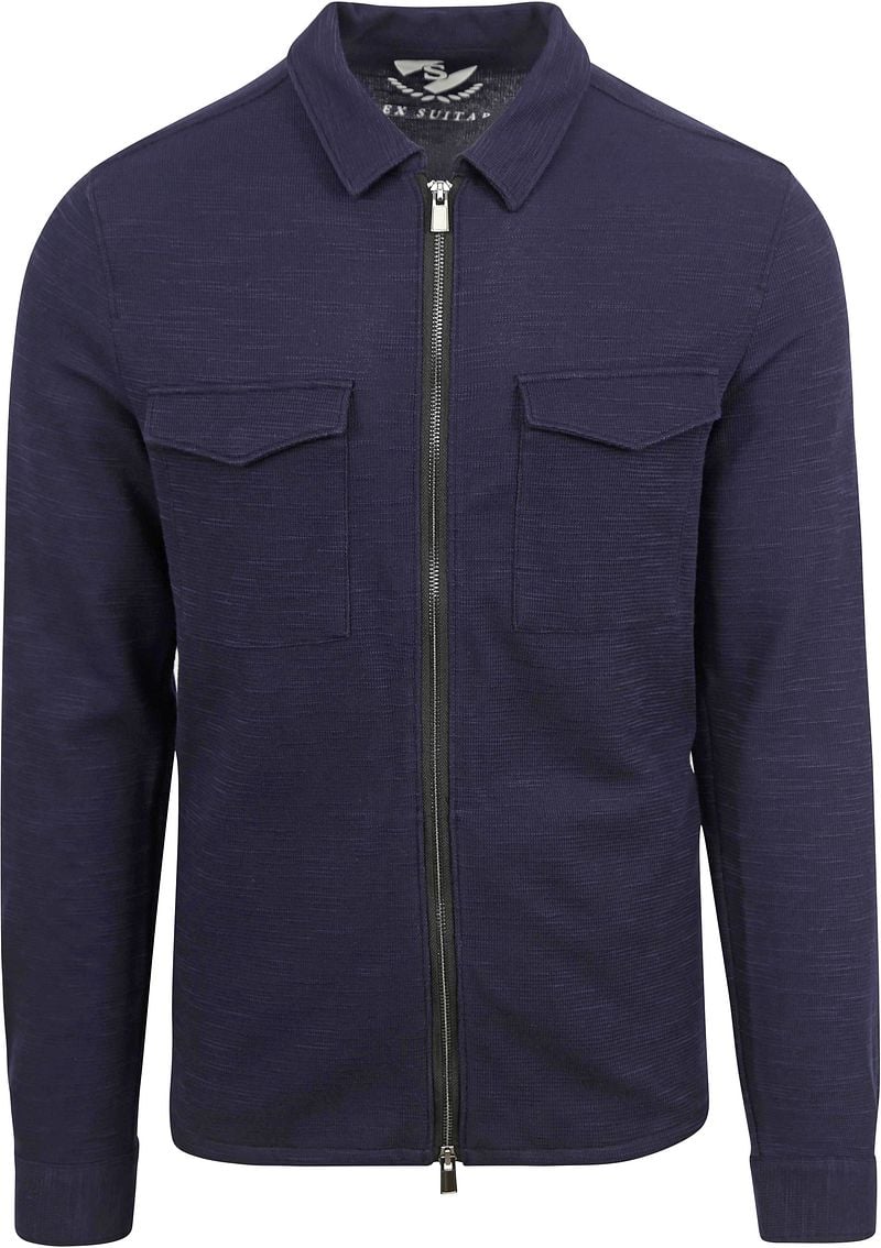 Suitable Sweater Boed Overshirt Navy