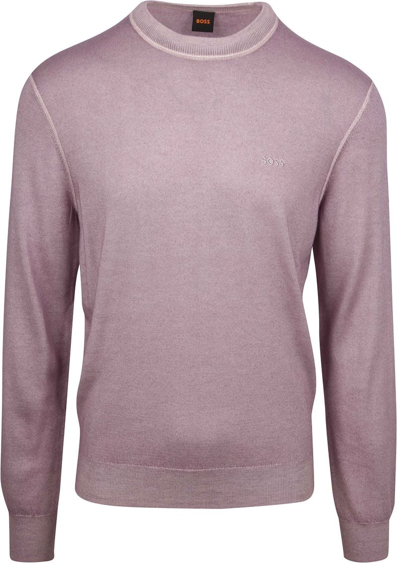 BOSS Pullover Astefano Wolle Lila - Größe M günstig online kaufen